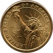 1 Dollar (Martin Van Buren) - Reverse