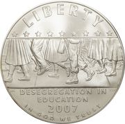 1 Dollar (Little Rock Central High School Desegregation) - Obverse