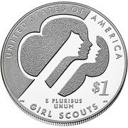 1 Dollar (Girl Scouts of the USA Centennial) - Reverse