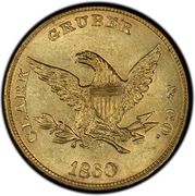 10 Dollars - Clark, Gruber and Co. - Reverse