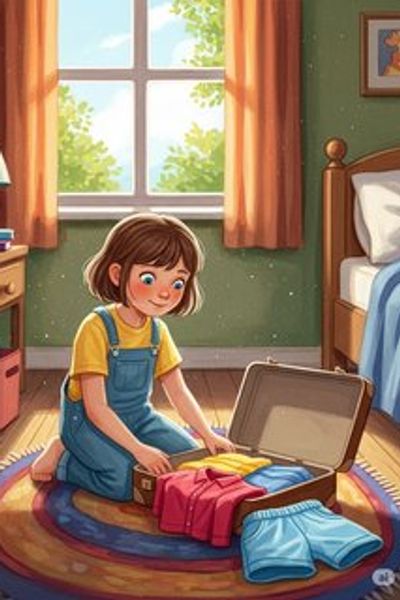 A Special Visit to Grandma and Grandpa daily life story for 3-6 years children in English featuring warm themes