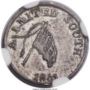 ½ Dime - Confederate (A United South) - Obverse