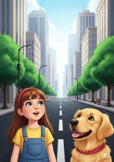 Mia and the City of Smiles daily life story for 7-12 years children in English featuring warm themes
