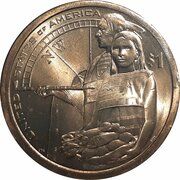 1 Dollar "Native American Dollar" (Lewis and Clark Expedition) - Reverse