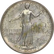 ½ Dollar (Lynchburg, Virginia Sesquicentennial) - Reverse