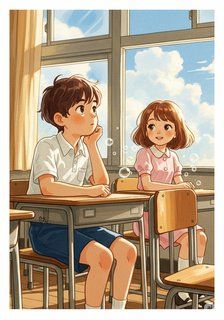 ソーダの恋 romance story for 7-12 years children in Japanese featuring warm themes