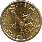 1 Dollar (James Monroe) - Reverse