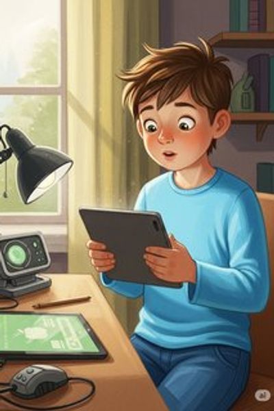 Alex and the Digital Money Mystery educational story for 7-12 years children in English featuring inspiring themes