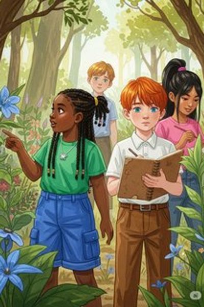 The Great Nature Quest! educational story for 7-12 years children in English featuring inspiring themes