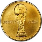 5 Dollars (World Cup Tournament) - Obverse