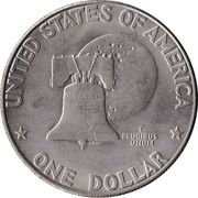 1 Dollar "Eisenhower Dollar" (Bicentennial) - Reverse