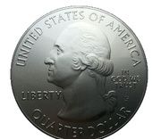 ¼ Dollar "Washington Quarter" (Vicksburg National Military Park - Silver 5 oz Bullion) - Obverse