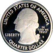 ¼ Dollar "Washington Quarter" (Saratoga National Historical Park, New York - Silver Proof) - Obverse