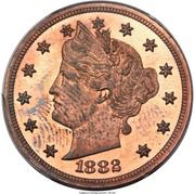 5 Cents "1882 Liberty Nickel without cents" (Pattern) - Obverse