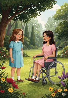 ليلى وأمل: مغامرة التلة daily life story for 3-6 years children in Arabic featuring warm themes