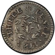 3 Pence - Chalmers - Reverse