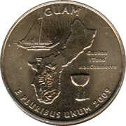 ¼ Dollar "Washington Quarter" (Guam) - Reverse