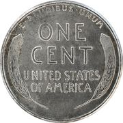 1 Cent "Steel Cent" - Reverse