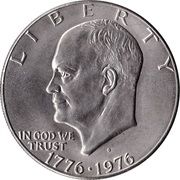 1 Dollar "Eisenhower Dollar" (Bicentennial) - Obverse