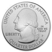 ¼ Dollar "Washington Quarter" (Cumberland Island National Seashore - Silver 5 oz Bullion) - Obverse