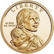 1 Dollar "Native American Dollar" (American Indians in ballet) - Obverse