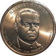 1 Dollar (Herbert Hoover) - Obverse