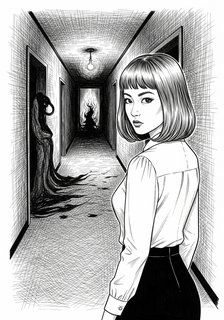 堕ちる世界 mystery story for 13-18 years children in Japanese featuring mysterious themes