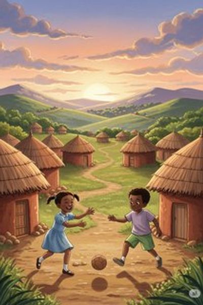 The Tower in the Valley daily life story for 7-12 years children in English featuring warm themes