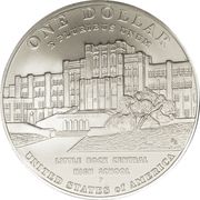 1 Dollar (Little Rock Central High School Desegregation) - Reverse