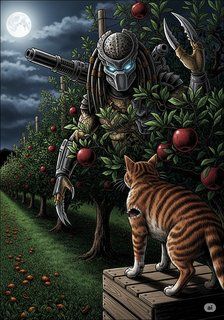 青森りんご園の狩人 sci-fi story for 13-18 years children in Japanese featuring tense themes