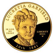 10 Dollars (Lucretia Garfield; Bullion Coinage) - Obverse