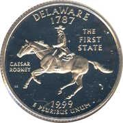 ¼ Dollar "Washington Quarter" (Delaware) - Reverse