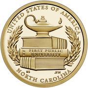 1 Dollar (American Innovation - North Carolina) - Reverse