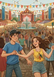 El Corazón de Chivacoa daily life story for 7-12 years children in Spanish featuring warm themes