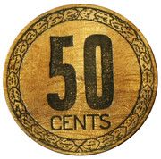 50 Cents - City of North Bend (North Bend, Oregon) - Reverse