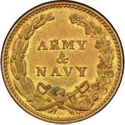 Token - Army and Navy - Reverse
