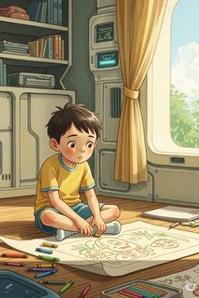 アキトとコトノハ fantasy story for 3-6 years children in Japanese featuring warm themes