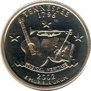 ¼ Dollar "Washington Quarter" (Tennessee) - Reverse