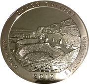 ¼ Dollar "Washington Quarter" (Chaco Culture National Historical Park, New Mexico - Silver 5 oz Bullion) - Reverse