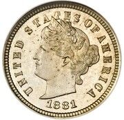 1 Cent "Liberty Head One Cent" (Pattern) - Obverse