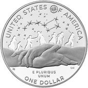 1 Dollar (Harriet Tubman) - Reverse