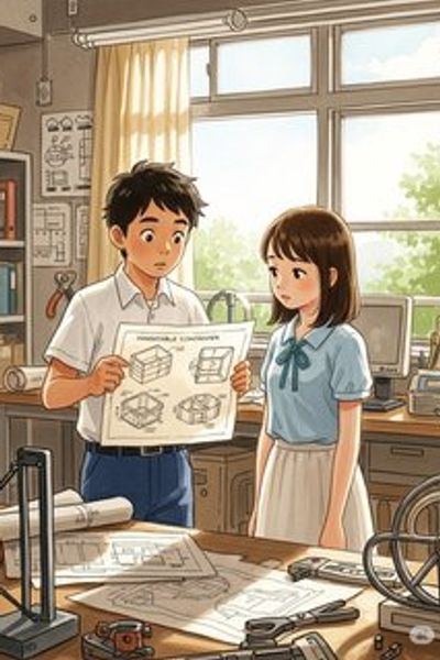 発明部の挑戦状 educational story for 13-18 years children in Japanese featuring inspiring themes