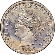 5 Cents "1882 Liberty Nickel" (Pattern) - Obverse