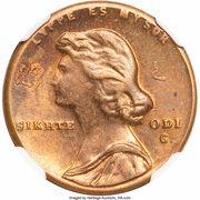 1 Cent (Pattern) - Obverse