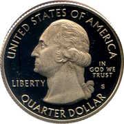 ¼ Dollar "Washington Quarter" (Blue Ridge Parkway, North Carolina) - Obverse