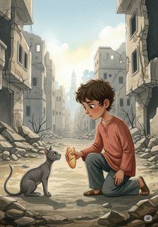 Le Cœur de Palesto daily life story for 7-12 years children in French featuring warm themes