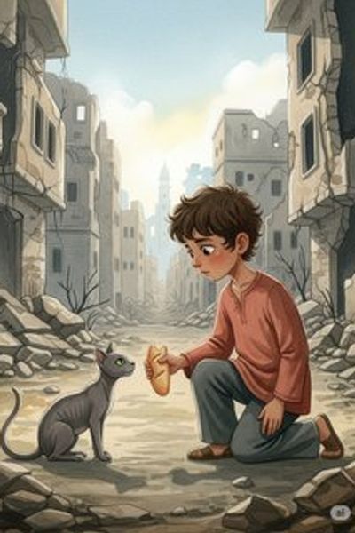 Le Cœur de Palesto daily life story for 7-12 years children in French featuring warm themes