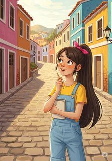 Mia's Magical Journey educational story for 7-12 years children in English featuring warm themes