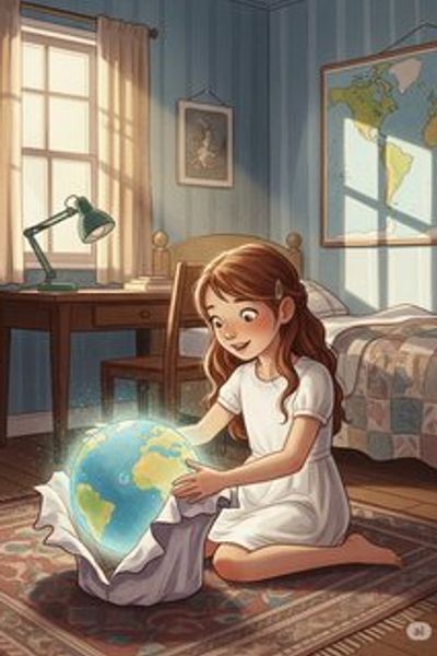 Elara's Global Adventure educational story for 7-12 years children in English featuring exciting themes