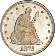 20 Cents "Seated Liberty" - Obverse